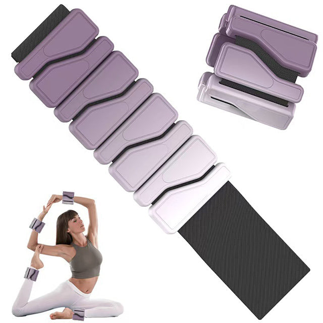 "Adjustable silicone wrist and ankle weights for women, sleek and stylish design, wearable as fitness bracelets."