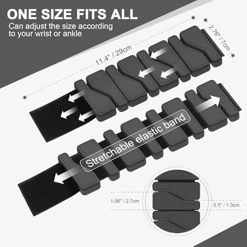 "Adjustable silicone wrist and ankle weights for women, sleek and stylish design, wearable as fitness bracelets."