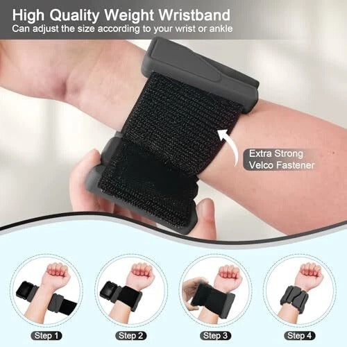 "Adjustable silicone wrist and ankle weights for women, sleek and stylish design, wearable as fitness bracelets."