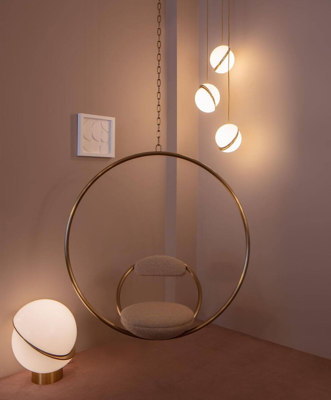 Modern Crescent Pendant Lamp