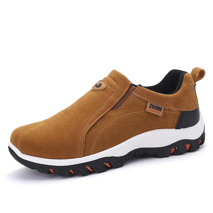 Slip-on men's comfort footwear, ideal for enhanced foot health and casual daily wear.