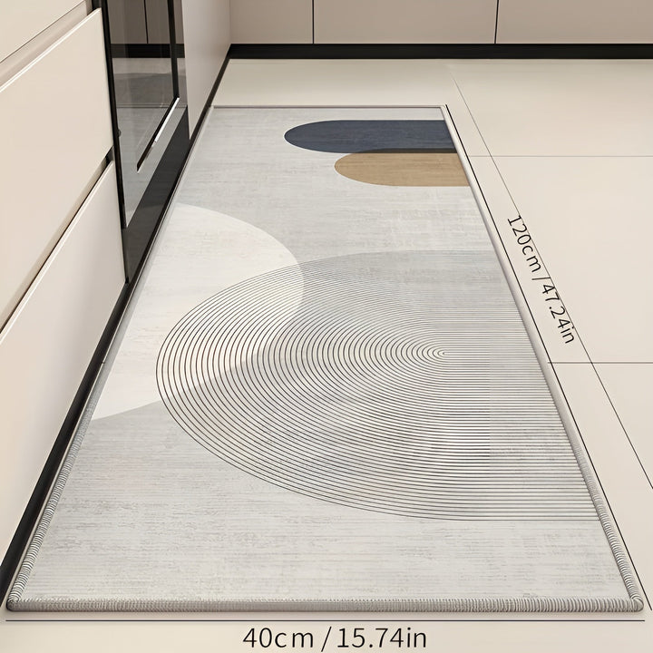 Anti-fatigue kitchen mat for ultimate floor comfort. Cushioned, non-slip, and easy to clean.