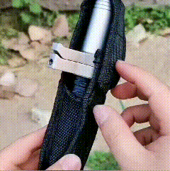 "Automatic self-defense walking stick for urban safety with one-click deploy, anti-slip grip, and lightweight alloy design."