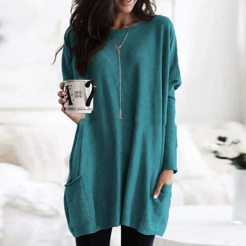 Oversized Tunic Sweater for Women