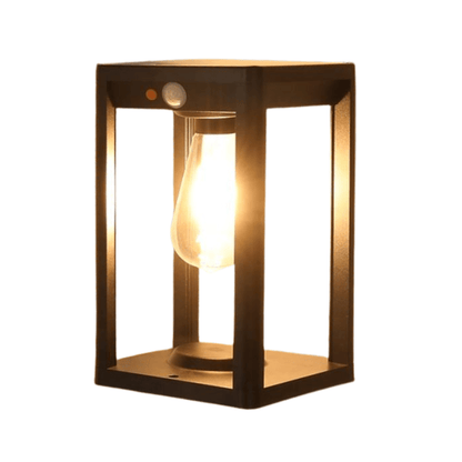 Solar Pillar Lamp with Motion Sensor - Outdoor LED Garden Light