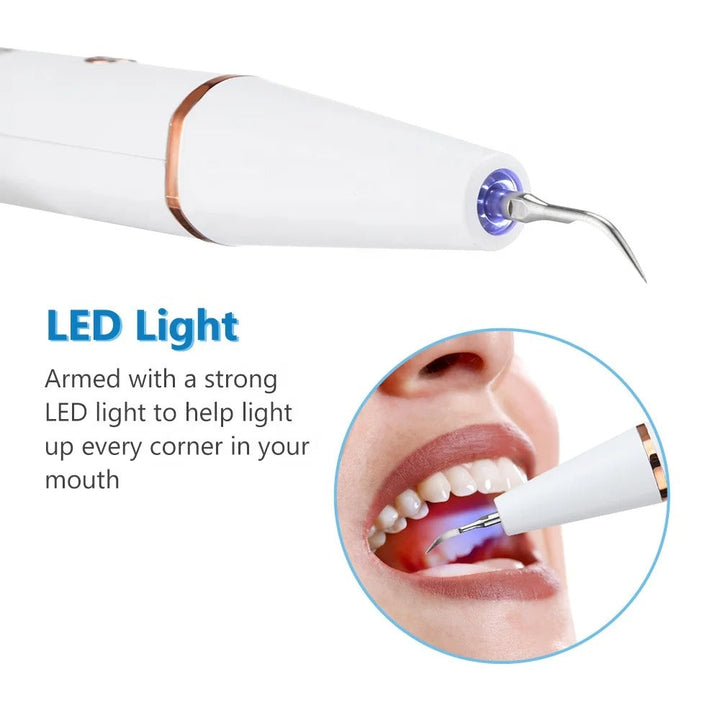 Ultrasonic Plaque Remover - Deep Teeth Cleaning Device