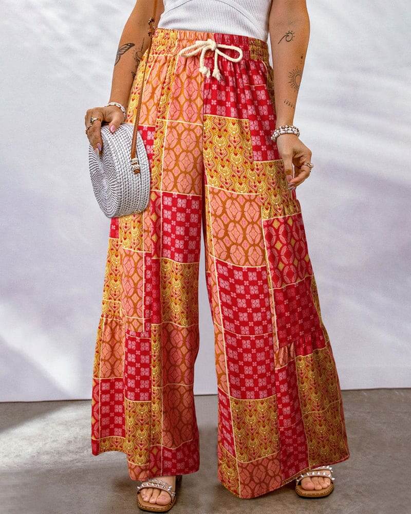 Women's Wide Leg Palazzo Trousers