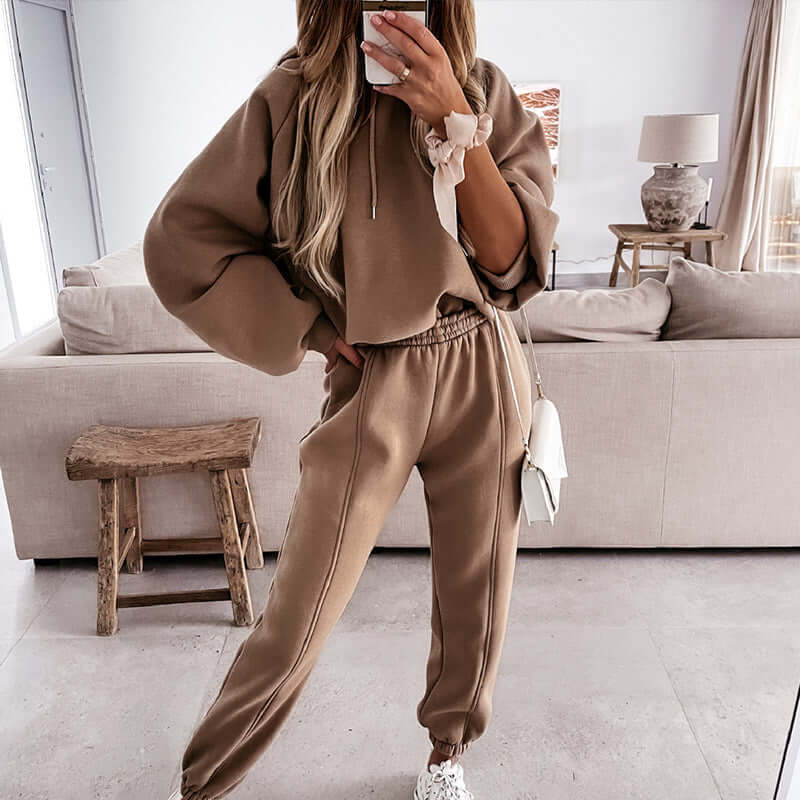 Women's Luxury Lounge Set Hoodie & Joggers
