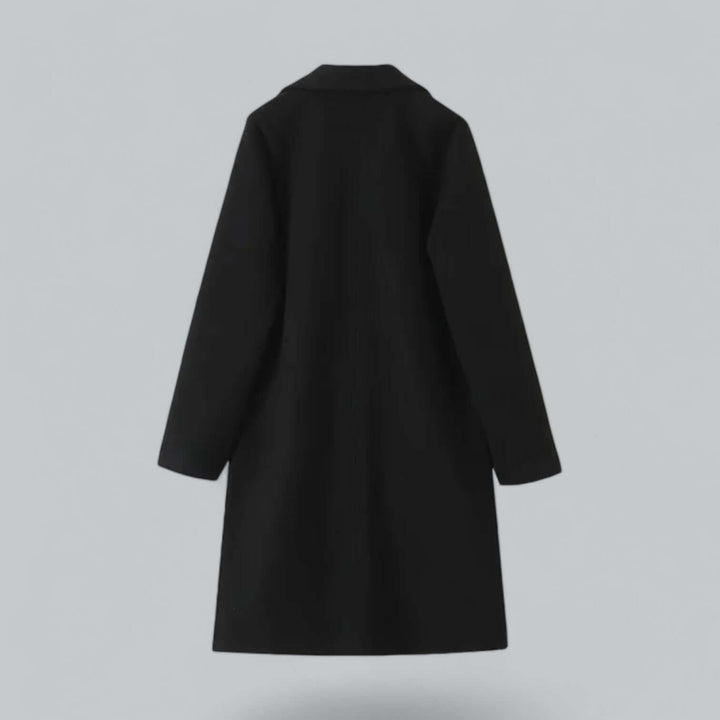 Women's Elegant Open Front Trench Coat