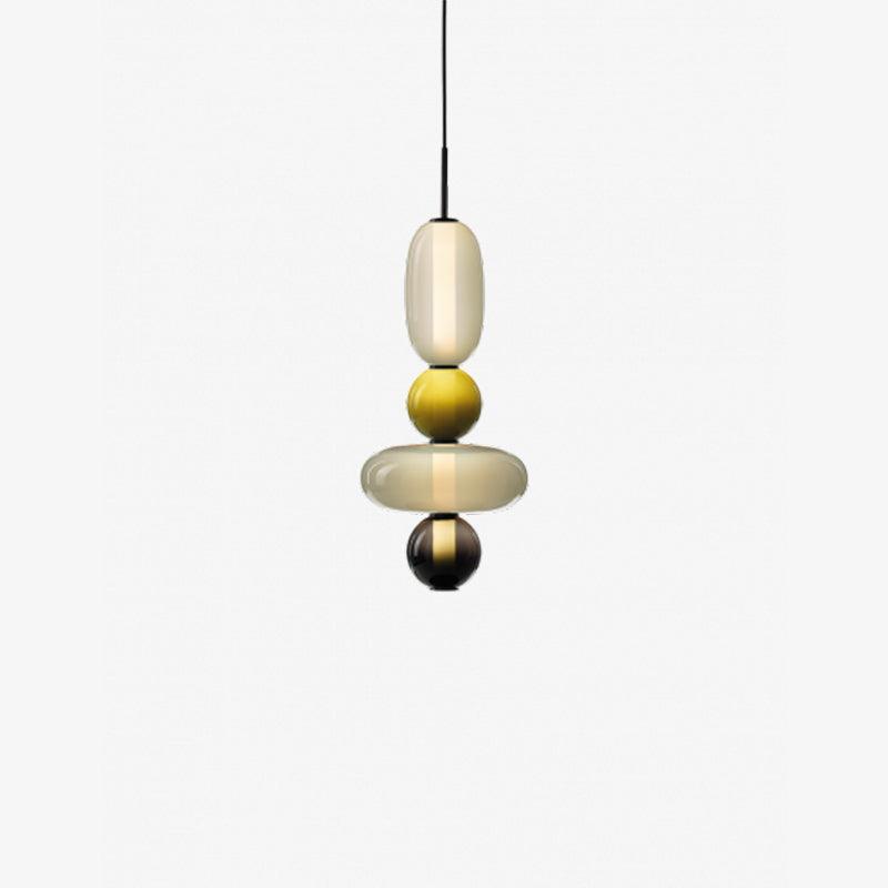Colorful Glass Pendant Light - Modern Hanging Lamp