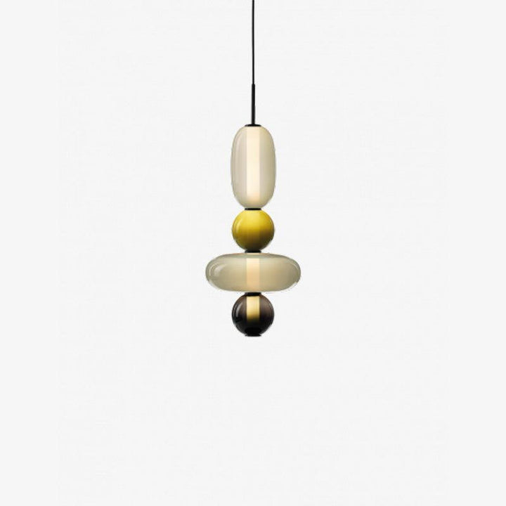 Colorful Glass Pendant Light - Modern Hanging Lamp