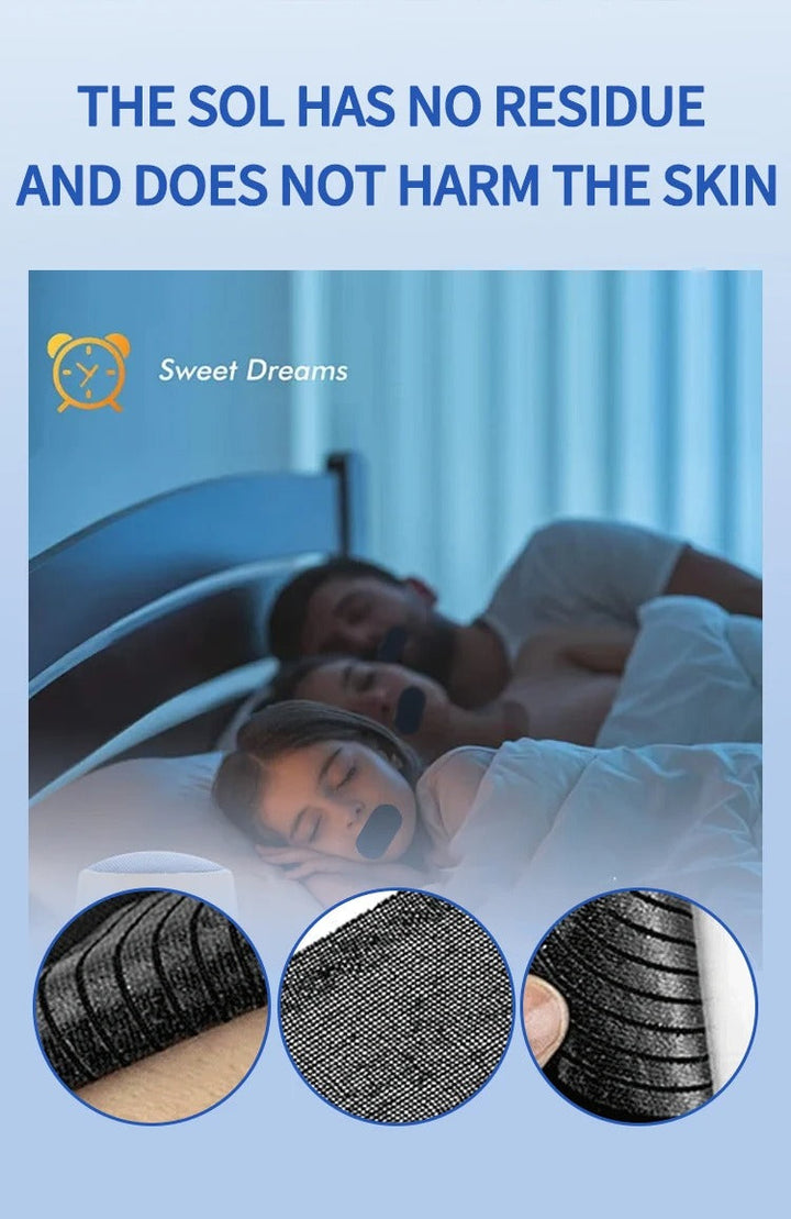 BreatheEase Mouth Tape - Anti Snoring & Sleep Aid