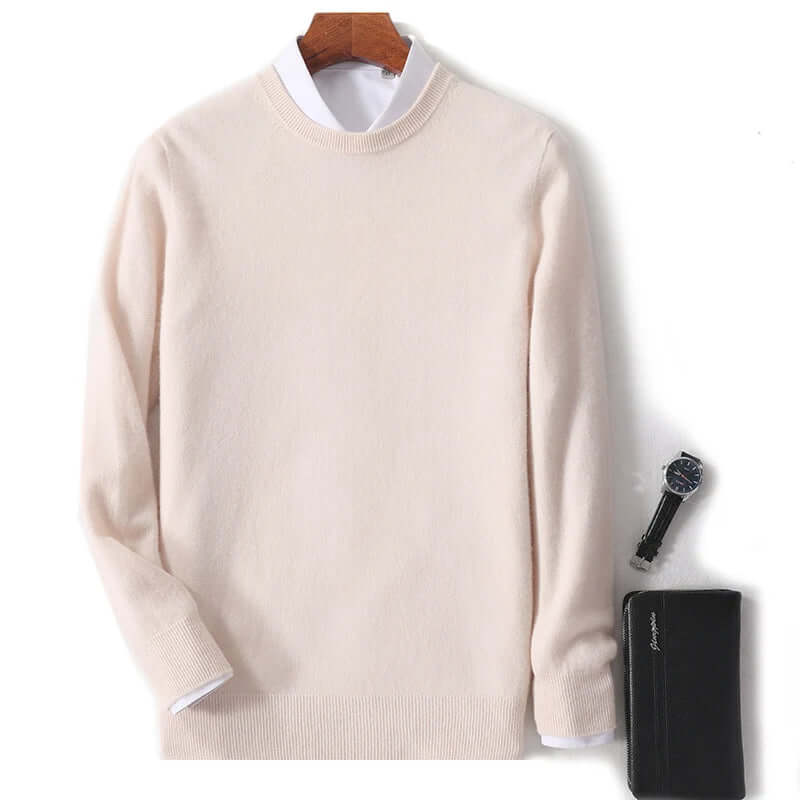 Men's Soft Knit Crew Neck Sweater