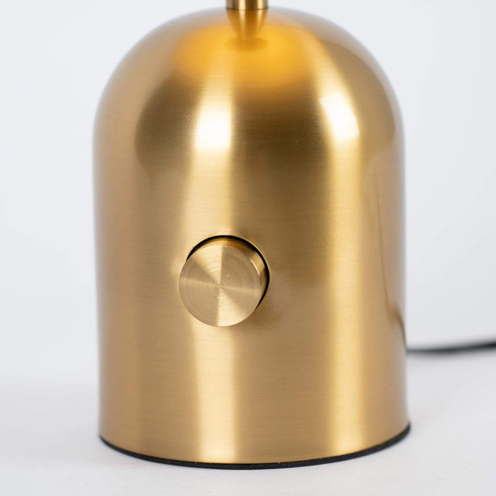 Modern Acrylic & Metal Bell Table Lamp