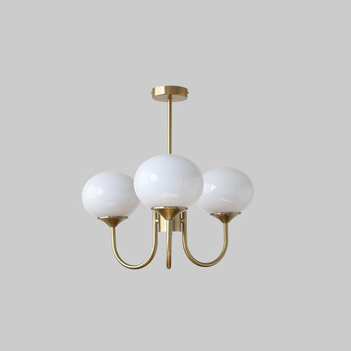 Pink Glass Ceiling Light Fixture Modern Chandelier