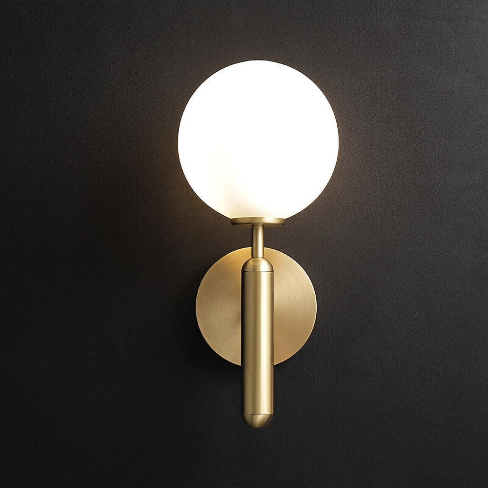 Modern Glass Wall Sconce - Elegant Lighting Fixture