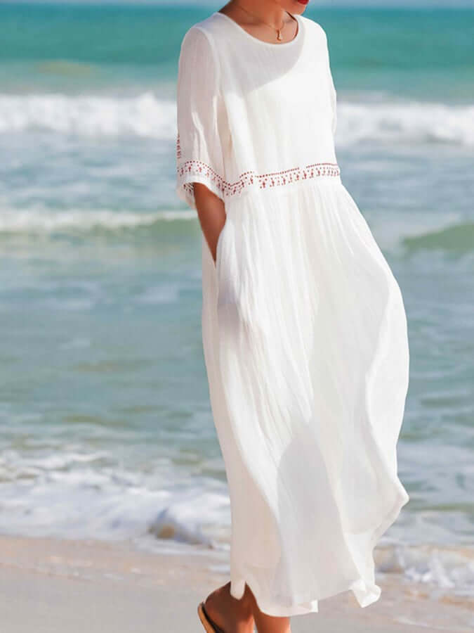 Women's Embroidered Loose Dress