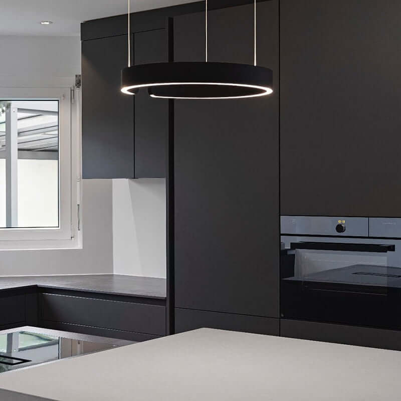 Modern Circle LED Pendant Light, 40/60/80cm