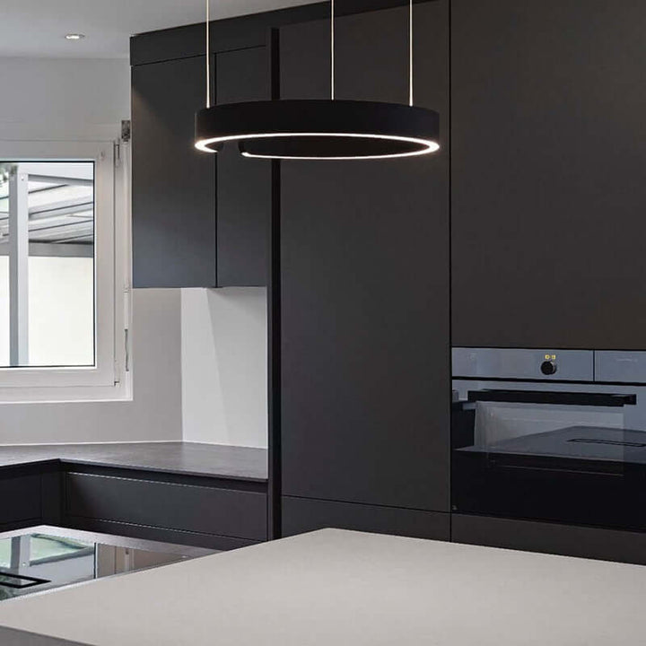 Modern Circle LED Pendant Light, 40/60/80cm