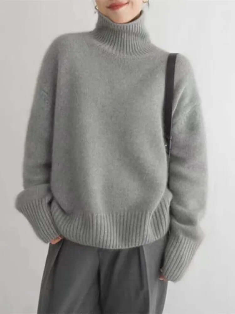 Women's High Collar Sweater