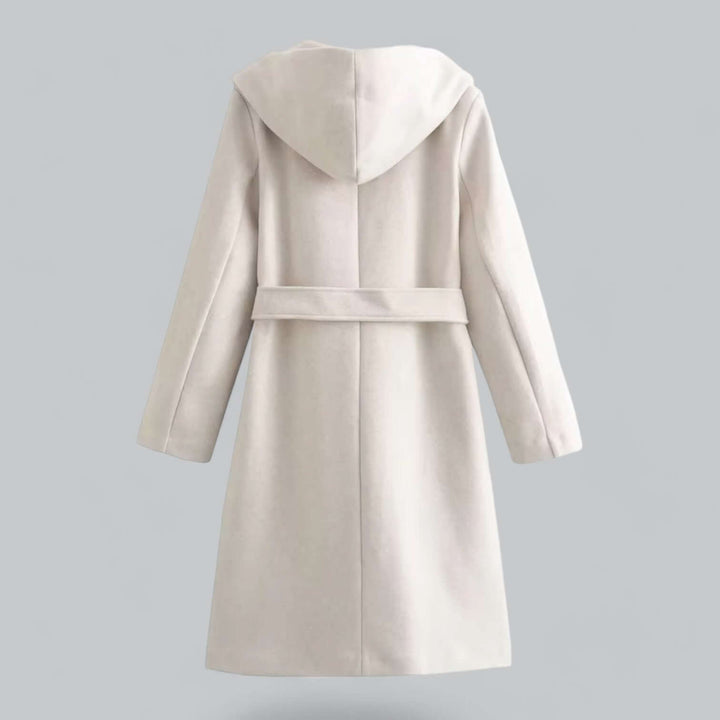 Women's Hooded Long Trench Coat