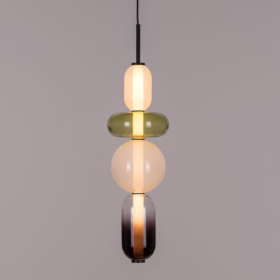 Colorful Glass Pendant Light - Modern Hanging Lamp