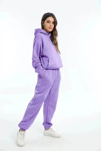 Women's Oversized Two-Piece Tracksuit Set