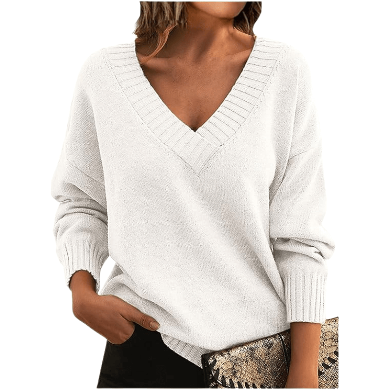 Women's V-Neck Cashmere Sweater