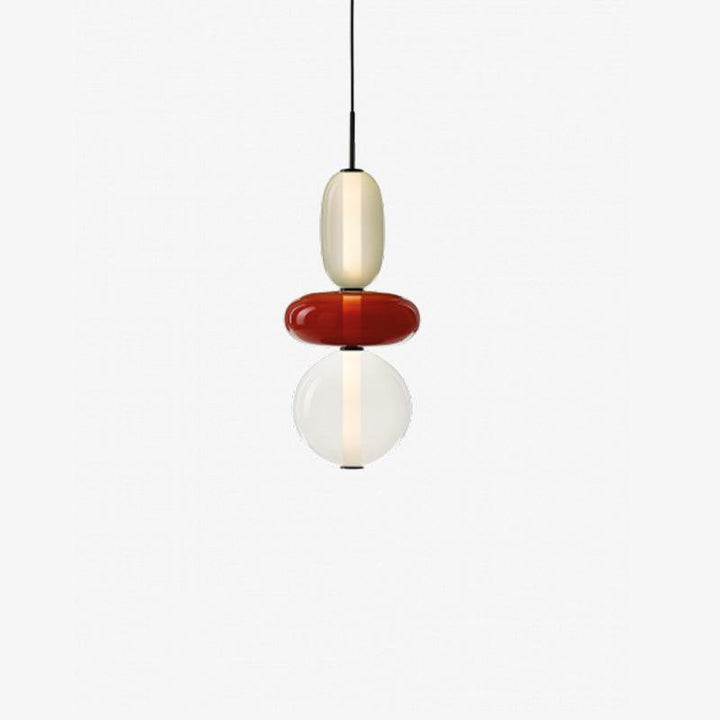 Colorful Glass Pendant Light - Modern Hanging Lamp