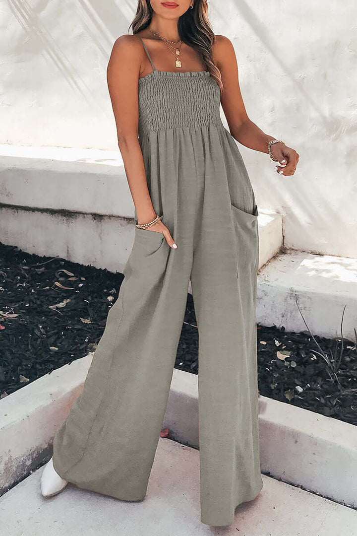 Relaxed Fit Spaghetti Strap Jumpsuit