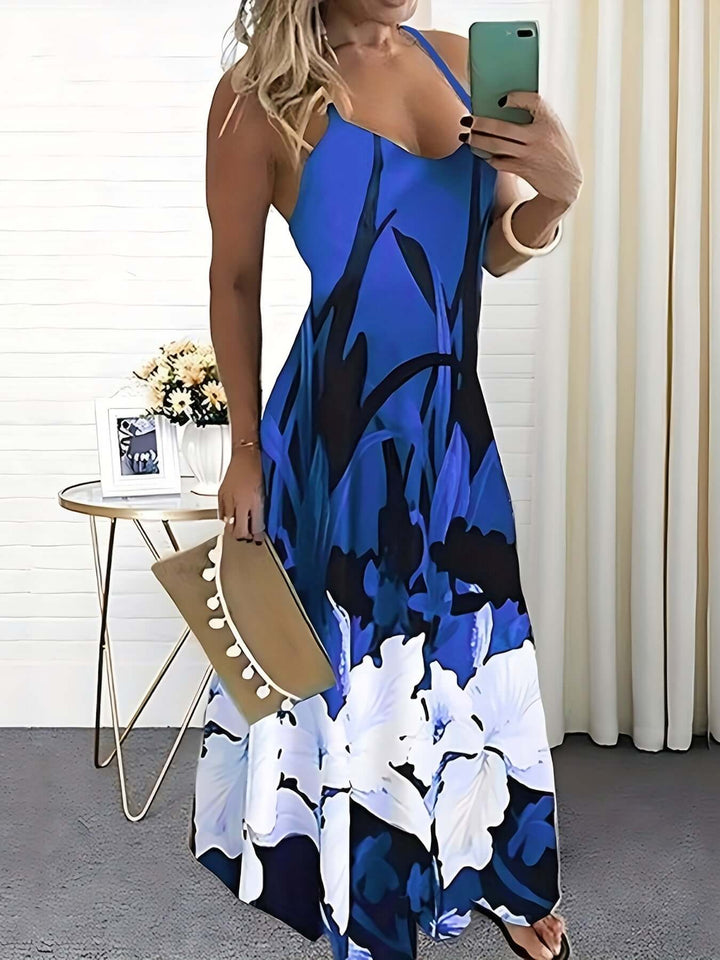 Floral Print Spaghetti Strap Dress for Women