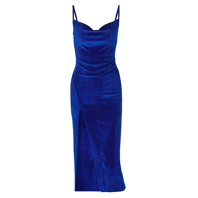Women's Elegant Maxi Dress with Slit