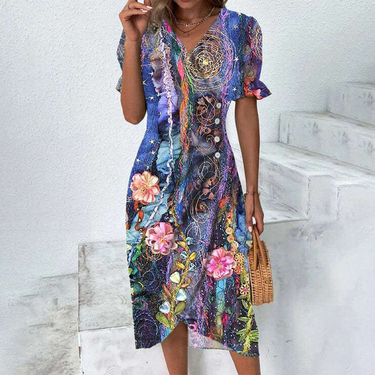 Women's Knee-Length Summer Dress
