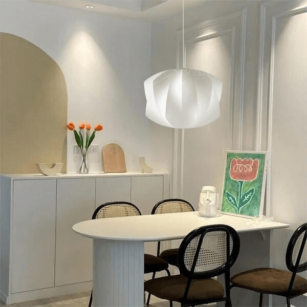 Modern Silk Pendant Light