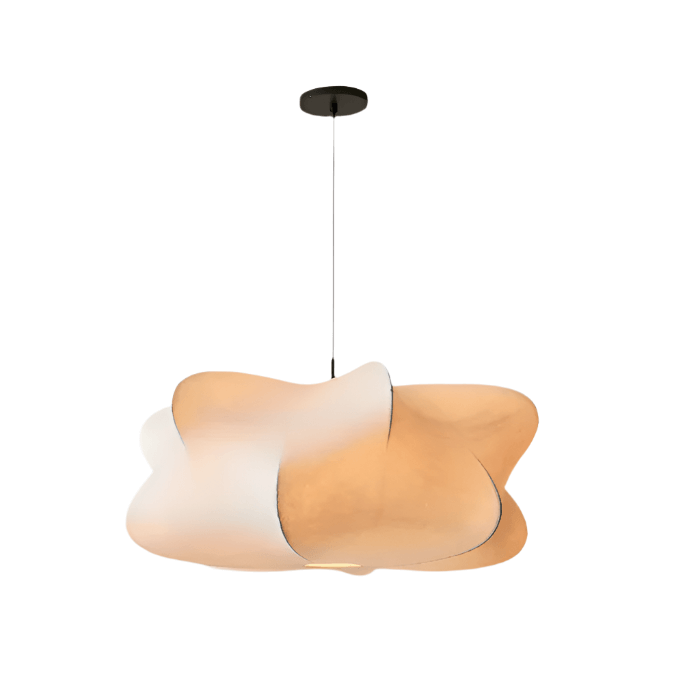 Silk Hanging Lamp, Pendant Light Fixture