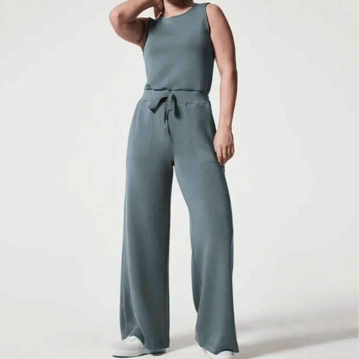 Women's Sleeveless Round Neck Jumpsuit