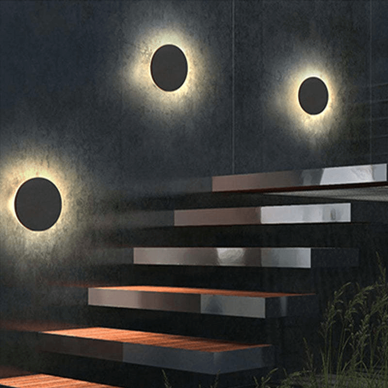 Outdoor LED Wall Lamp - Circular/Square - Modern Design