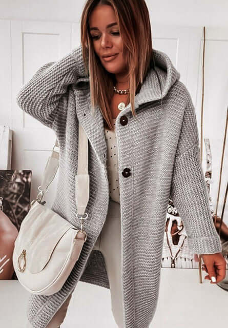 Knitted Cardigan with Buttons