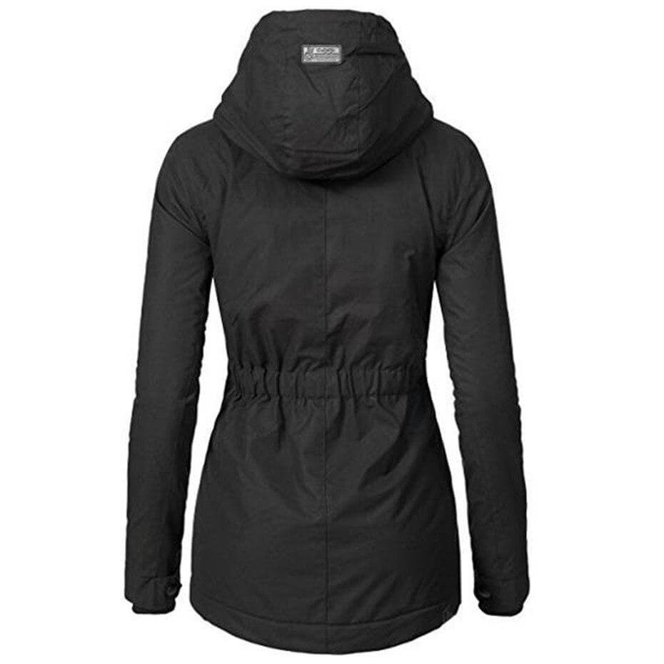 Women’s Slim Fit Winter Parka with Adjustable Hood
