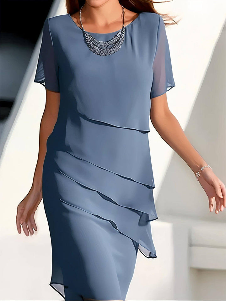 Women's Pleated Midi Dress