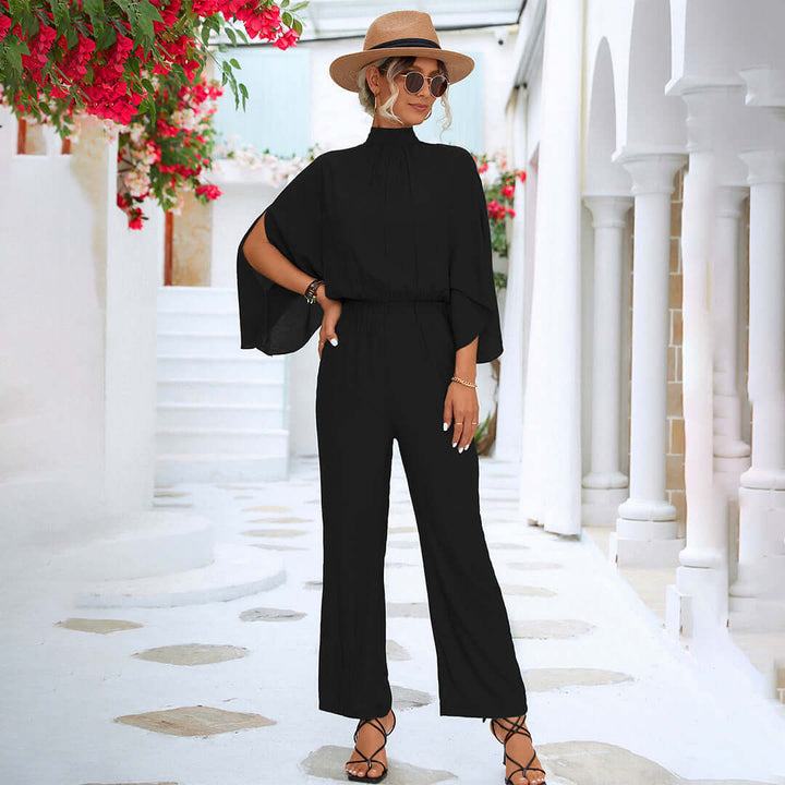 Elegant Batwing Sleeve Jumpsuit for Women