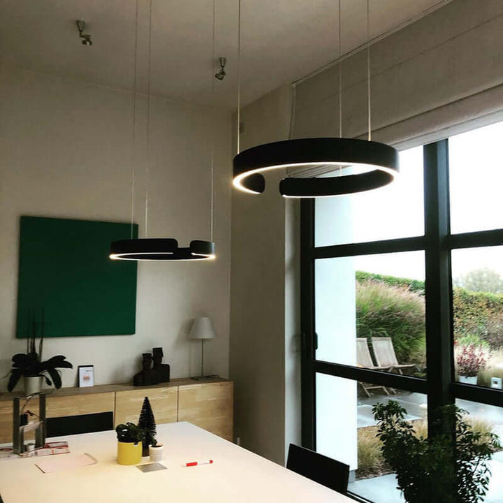 Modern Circle LED Pendant Light, 40/60/80cm