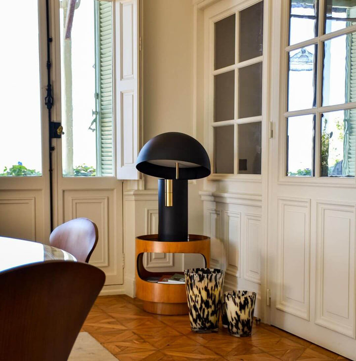 Modern Rotating Cylinder Table Lamp with LED