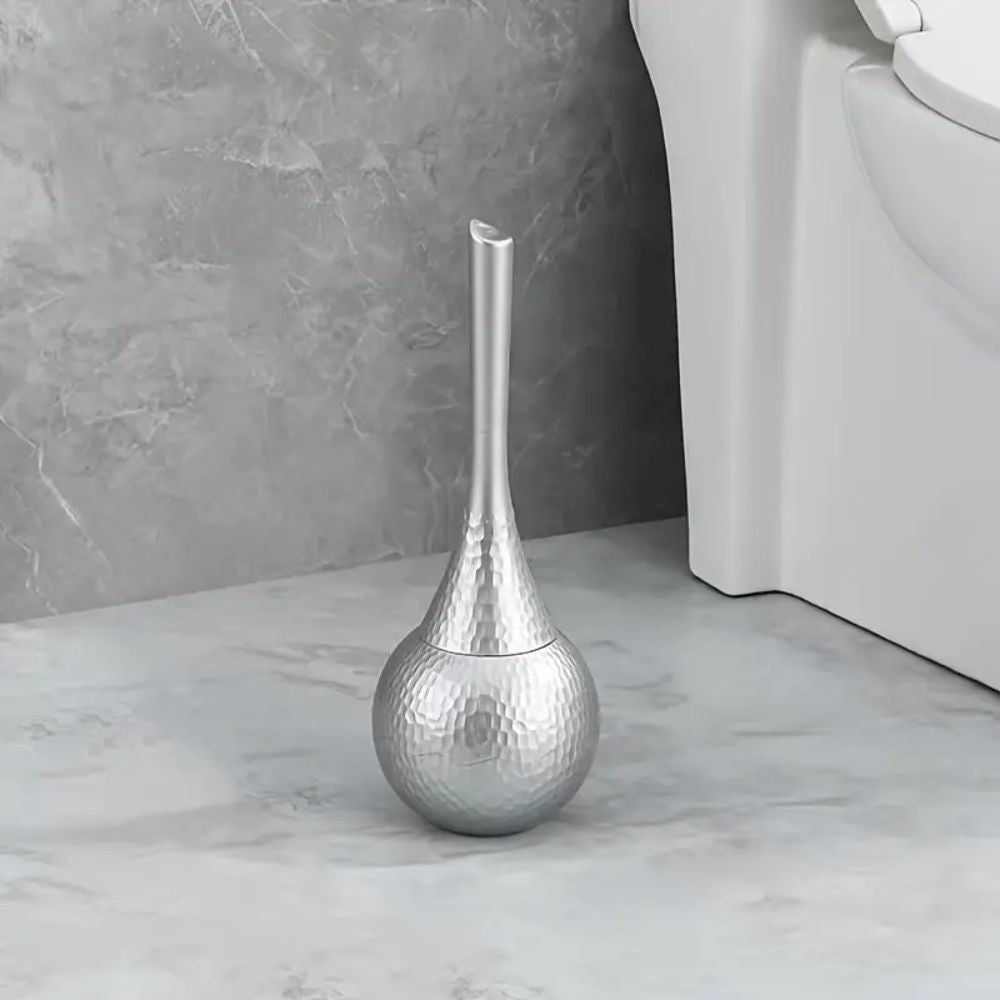 Golden Elegance luxury toilet brush, a stylish bathroom accessory for modern homes, ensuring home hygiene.