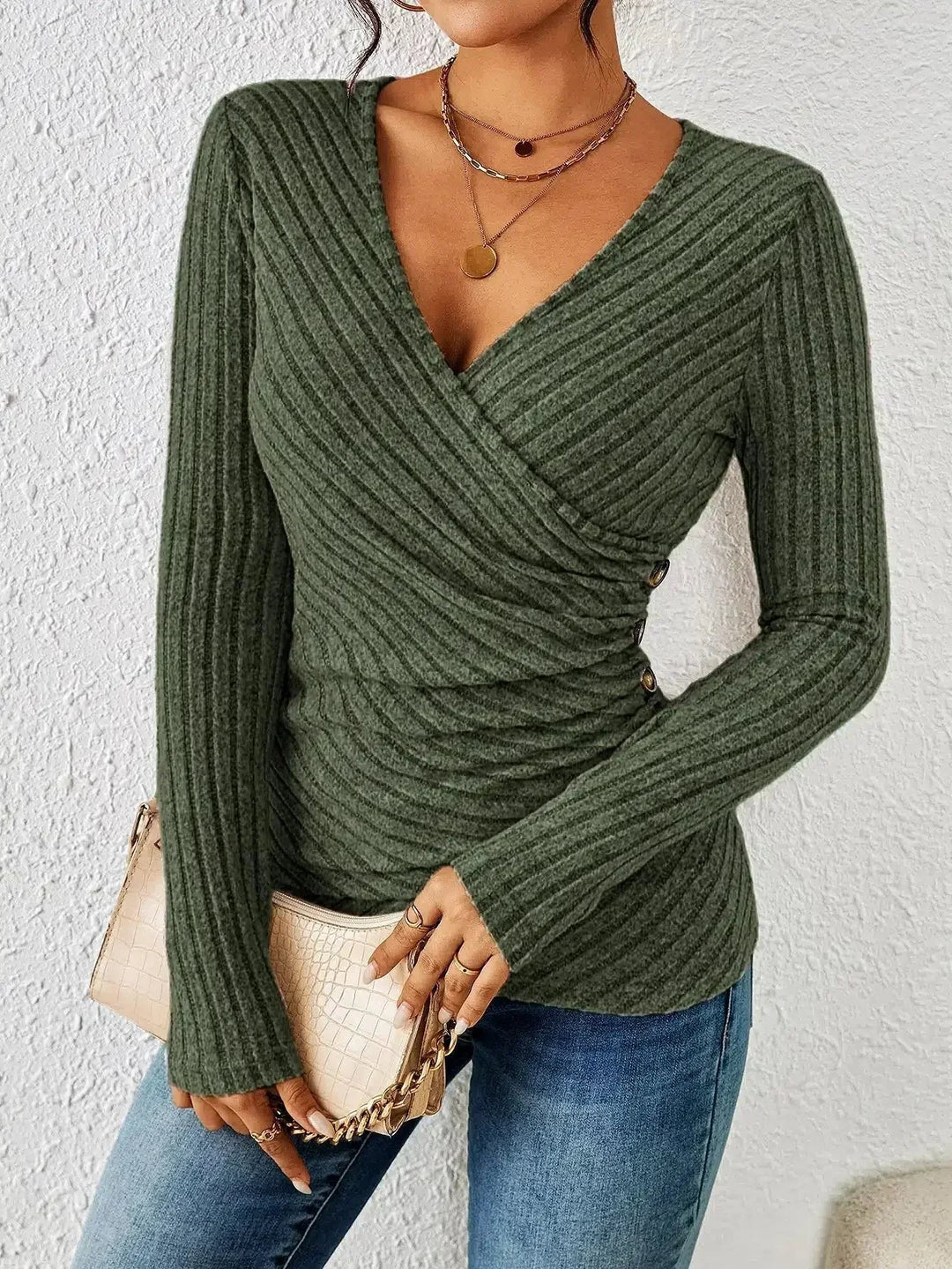 Elegant long sleeve shaping wear for women, offering comfortable tummy tucking & body contouring.