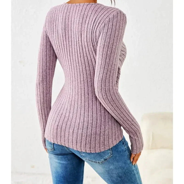 Everyday style women's black long sleeve shaping top, offering comfortable tummy tucking & slim fit.