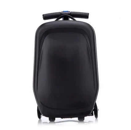 Safe & sturdy children's ride-on luggage; a durable scooter suitcase built for exciting kids' travel adventures.