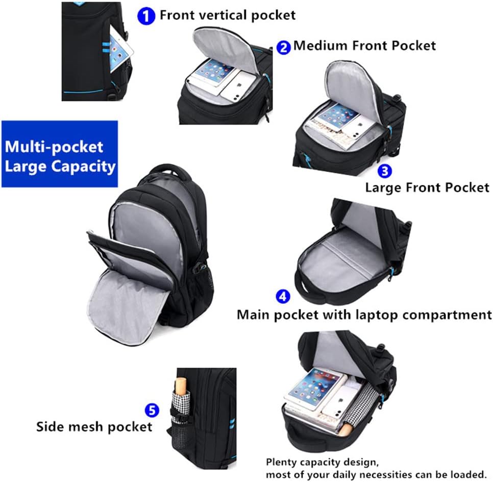 Convertible boys' rolling school backpack; multi-pocket design, functions as wheeled luggage or standard backpack.