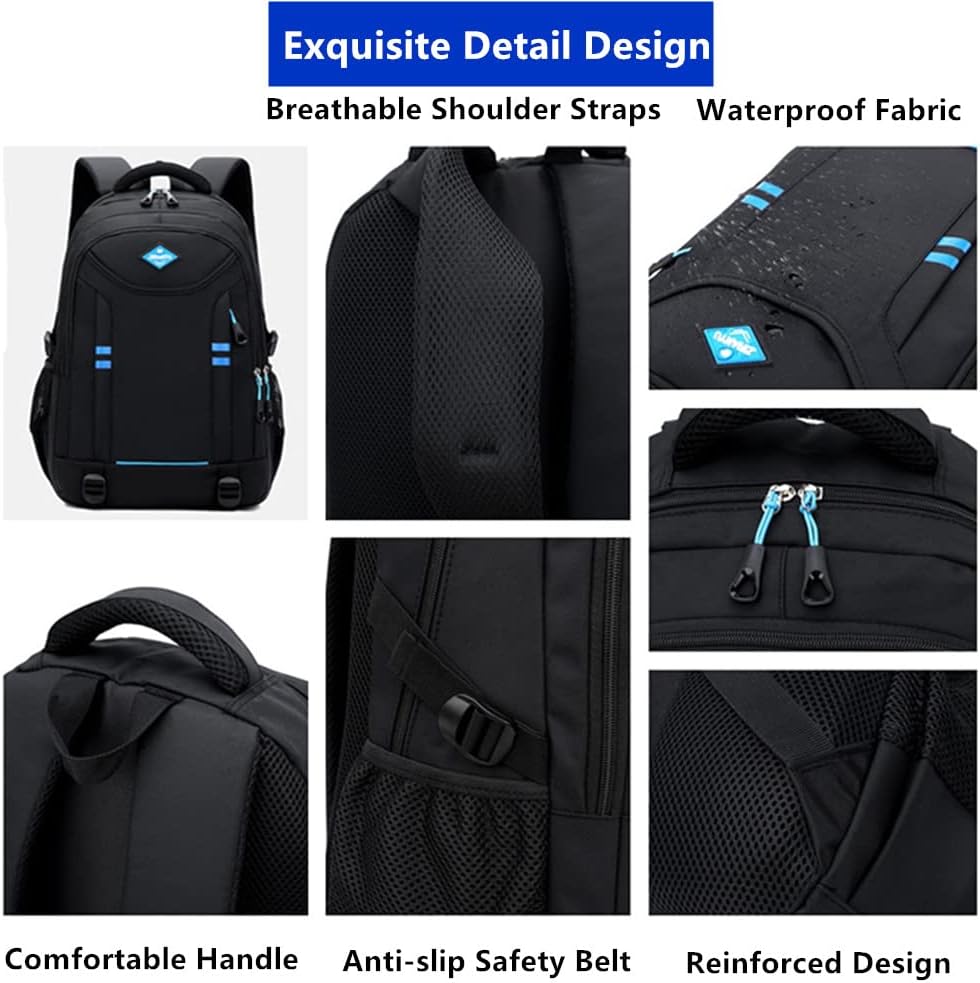 Stylish boys' multi-pocket wheeled school backpack. Durable, convertible trolley bag for books & travel gear.