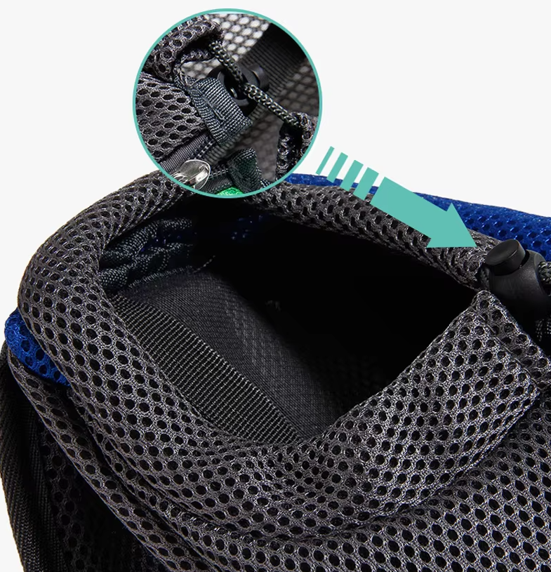 "Breathable pet carrier shoulder bag, grey with padded strap, for small dogs and cats, perfect for travel and comfort."